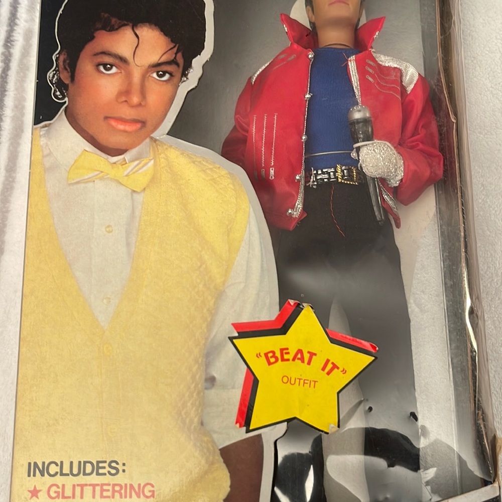 New in the box, vintage Michael Jackson doll of the 80s